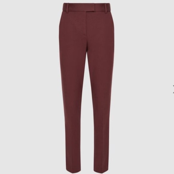 Reiss Pants - Reiss Joanne Trousers in Berry